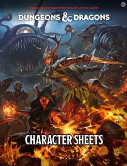 DUNGEONS & DRAGONS -  CHARACTER SHEETS (ENGLISH) -  D&D 2024