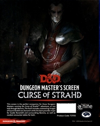 DUNGEONS & DRAGONS -  CURSE OF STRAHD - DUNGEON MASTER'S SCREEN (ENGLISH) -  5TH EDITION