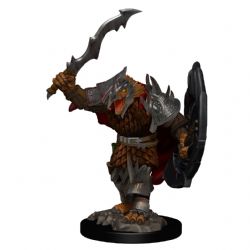 DUNGEONS & DRAGONS -  DRAGONBORN MALE FIGHTER -  ICONS OF THE REALMS PREMIUM PAINTED FIGURE
