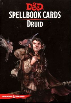 DUNGEONS & DRAGONS -  DRUID SPELLBOOK CARDS (ENGLISH) -  5TH EDITION