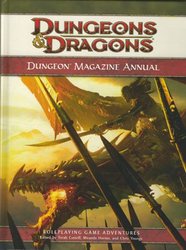 DUNGEONS & DRAGONS -  DUNGEON MAGAZINE ANNUAL -  4TH EDITION