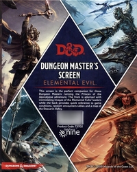 DUNGEONS & DRAGONS -  DUNGEON MASTER'S SCREEN - ELEMENTAL EVIL (ENGLISH) -  5TH EDITION