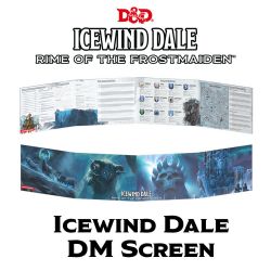 DUNGEONS & DRAGONS -  DUNGEON MASTER'S SCREEN - ICEWIND DALE RIME OF THE FROSTMAIDEN (ENGLISH)