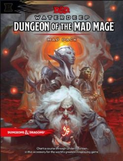 DUNGEONS & DRAGONS -  DUNGEON OF THE MAD MAGE - MAP PACK -  5TH EDITION