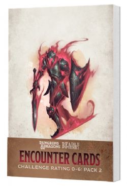 DUNGEONS & DRAGONS -  ENCOUNTER CARDS CHALLENGE RATING 0-6: PACK 2 (ENGLISH) 5TH EDITION