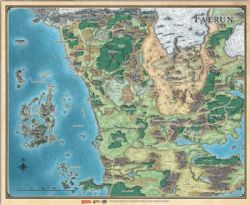 DUNGEONS & DRAGONS -  GAME MAP - FAERUN -  BATTLE MAP