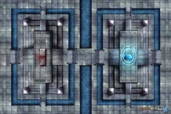DUNGEONS & DRAGONS -  GAME MAP - SANCTUARY OF FATE -  BATTLE MAP