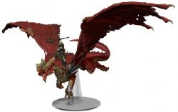 DUNGEONS & DRAGONS -  KANSALDI ON RED DRAGON PAINTED FIGURE -  ICONS OF THE REALMS