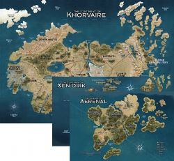 DUNGEONS & DRAGONS -  MAP SET EBERRON NATIONS FOR KHORVAIRE (ENGLISH)