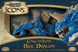 DUNGEONS & DRAGONS MINIATURES -  GARGANTUAN BLUE DRAGON