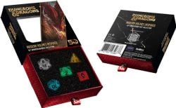 DUNGEONS & DRAGONS -  MODERN HOLMES INSPIRED DICE SET: DUNGEONS & DRAGONS 50TH ANNIVERSARY