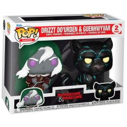 DUNGEONS & DRAGONS -  POP! 2-PACK VINYL FIGURES OF DRIZZT DOURDEN & GUENHWYVAR (4 INCH)