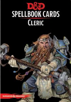DUNGEONS & DRAGONS -  SPELLBOOK CARDS - CLERC (FRENCH) -  5TH EDITION