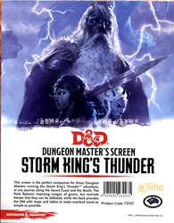DUNGEONS & DRAGONS -  STORM KING'S THUNDER DUNGEON MASTER'S SCREEN -  5TH EDITION