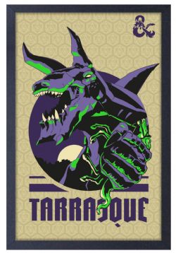 DUNGEONS & DRAGONS -  TARRASQUE FRAMED PICTURE (13