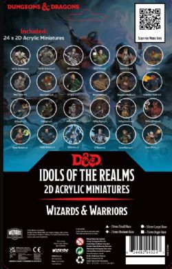 DUNGEONS & DRAGONS -  WIZARDS & WARRIORS 2D ACRYLIC MINIATURES