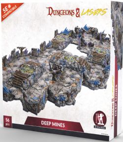 DUNGEONS & LASERS -  DEEP MINES (56 PIECES) -  CAVES SERIES