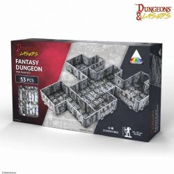 DUNGEONS & LASERS: PRE-PAINTED PRISMA CAST TERRAIN -  FANTASY DUNGEON -  MINIATURE TERRAIN
