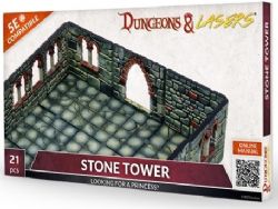 DUNGEONS & LASERS -  SCENERY - STONE TOWER -  5TH EDITION