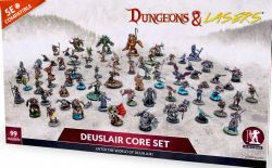 DUNGEONS & LASERS: UNPAINTED MINIATURE -  DEUSLAIR - CORE SET -  RPG MINIATURE