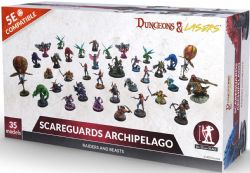 DUNGEONS & LASERS: UNPAINTED MINIATURE -  SCAREGUARDS ARCHIPELAGO (35 PIECES) -  RPG MINIATURE