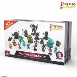 DUNGEONS & LASERS: UNPAINTED MINIATURE -  VICTIMS OF INSANITY -  RPG MINIATURE