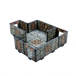 DUNGEONS & LASERS: UNPAINTED TERRAIN -  HALL OF HEROES -  MINIATURE TERRAIN
