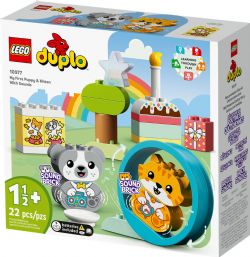 DUPLO -  MY FIRST PUPPY & KITTEN WITH SOUNDS
(22 PIECES) -  DUPLO 10977