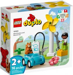 DUPLO -  WIND TURBINE AND ELECTRIC CAR (16 PIECES) 10985