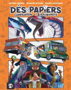 DÉS-PAPIERS -  COMPILATION - 3 ROLL&WRITE (FRENCH)