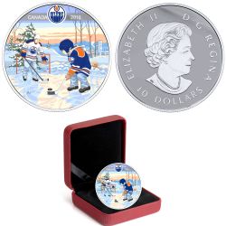 EDMONTON OILERS -  LEARNING TO PLAY -  2018 CANADIAN COINS