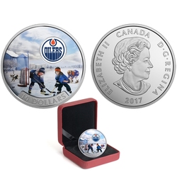 EDMONTON OILERS -  PASSION TO PLAY -  2017 CANADIAN COINS