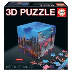 EDUCA -  3D PUZZLE CUBE - PANORAMA NEW YORK (216 PIECES)