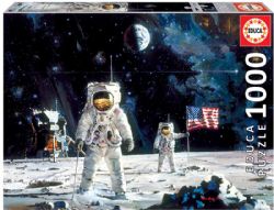 EDUCA -  FIRST MEN ON THE MOON, ROBERT MCCALL (1000 PIECES)