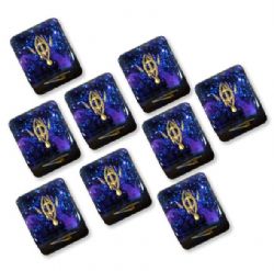 ELDER DICE -  9D6 DICE SET, THE SEER'S EYE GLASS/WAX