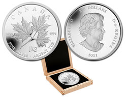 EMBLEM OF CANADA -  MAPLE LEAF FOREVER -  2011 CANADIAN COINS 01