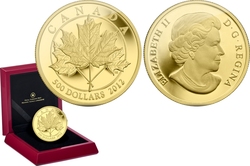 EMBLEM OF CANADA -  MAPLE LEAF FOREVER -  2012 CANADIAN COINS 01