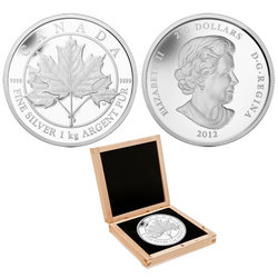 EMBLEM OF CANADA -  MAPLE LEAF FOREVER -  2012 CANADIAN COINS 02