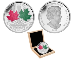 EMBLEM OF CANADA -  MAPLE LEAF FOREVER -  2014 CANADIAN COINS 04