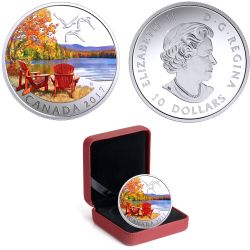 EMBLEMS OF CANADA -  AUTUMN'S PALETTE -  2017 CANADIAN COINS 05