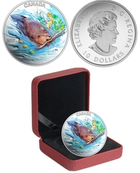 EMBLEMS OF CANADA -  THE BEAVER -  2017 CANADIAN COINS 04