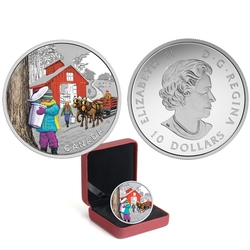 EMBLEMS OF CANADA -  THE SUGAR SHACK -  2017 CANADIAN COINS 02