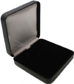 EMPTY CASES -  BLACK ETUI WITH A 36-38 MM CAPSULE FOR SILVER MAPLE LEAF (44 MM DIAMETER EXTERIOR)