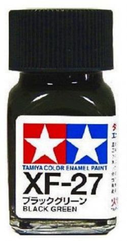ENAMEL PAINT -  BLACK GREEN (1/3 OZ) EXF-27