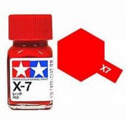 ENAMEL PAINT -  RED (1/3 OZ) X-7