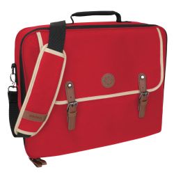 ENHANCE -  CARD STORAGE SHOULDER BAG - RED (DESIGNER EDITION)