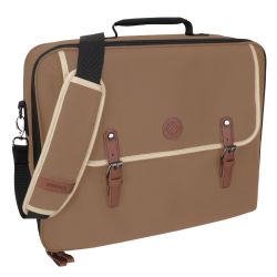 ENHANCE -  CARD STORAGE SHOULDER BAG - TAN (DESIGNER EDITION)