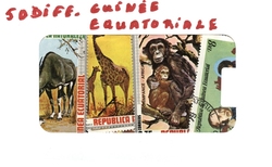 EQUATORIAL GUINEA -  50 ASSORTED STAMPS - REPUBLIC OF EQUATORIAL GUINEA
