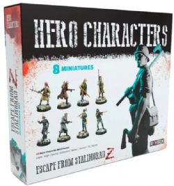 ESCAPE FROM STALINGRAD Z -  EXPANSION - HERO CHARACTERS (ENGLISH)