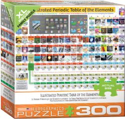 EUROGRAPHICS -  ILLUSTRATED PERIODIC TABLE OF THE ELEMENTS (300 PIECES)